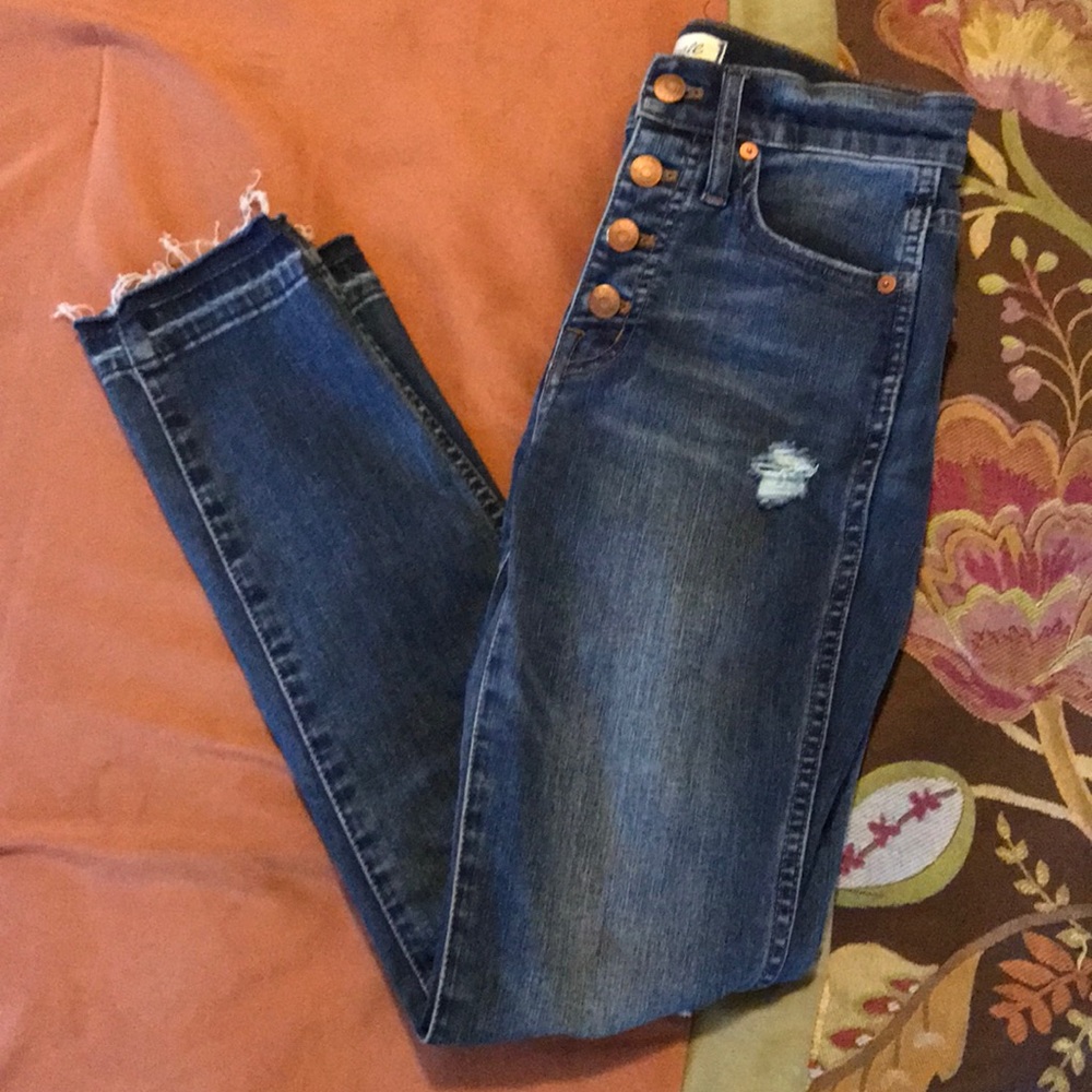 Madewell 10” high rise skinny jean 24
